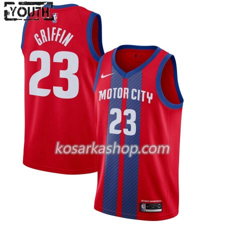 Dres Detroit Pistons Blake Griffin 23 Nike 2019-20 City Edition Swingman - Dječji Dres Detroit Pistons Blake Griffin 23 Nike 2019-20 City Edition Swingman - Dječji